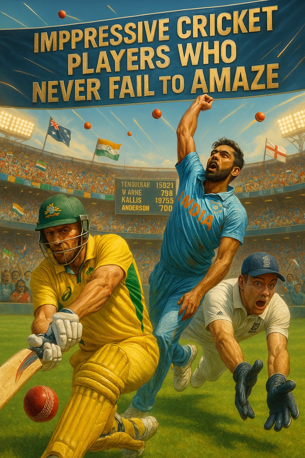 Impressive Cricket Players Who Never Fail to Amaze