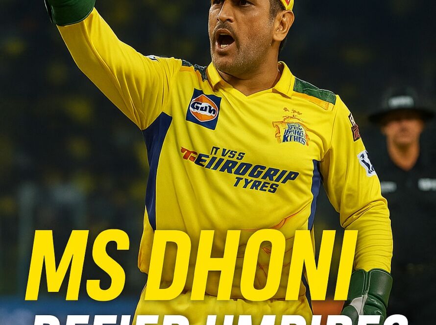 MS Dhoni umpire