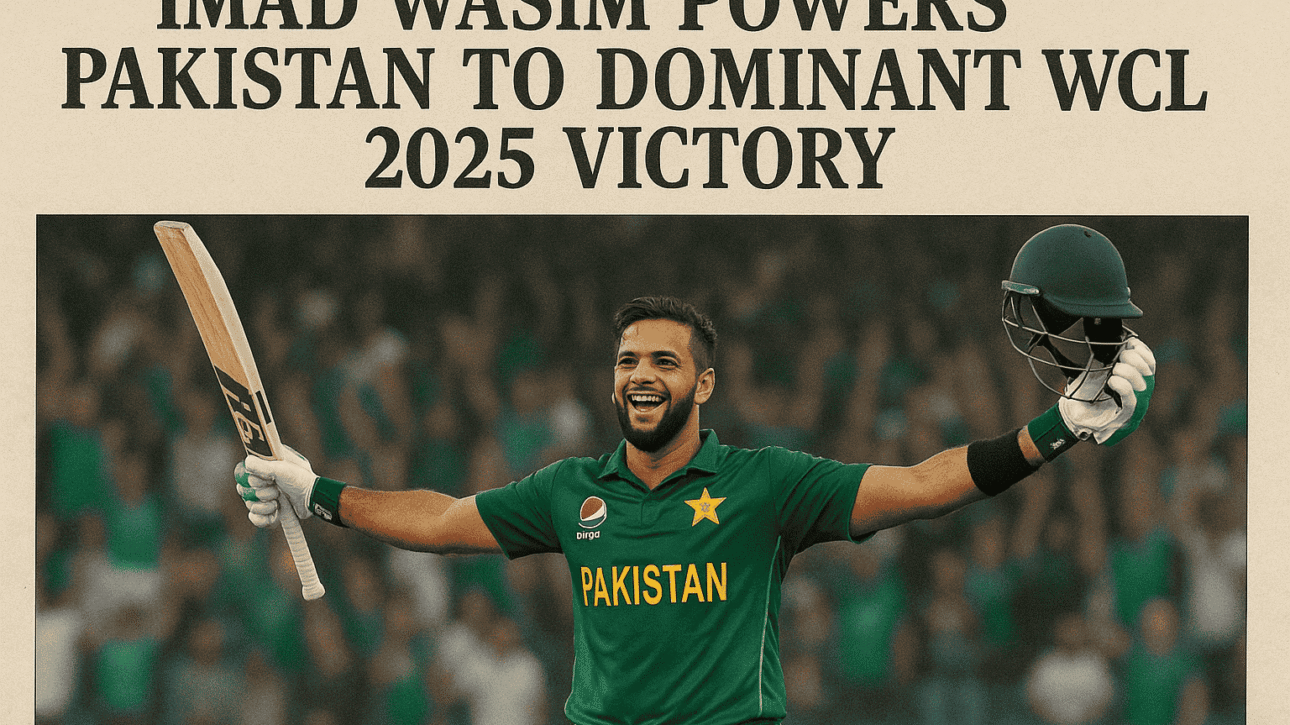 Imad Wasim Powers Pakistan